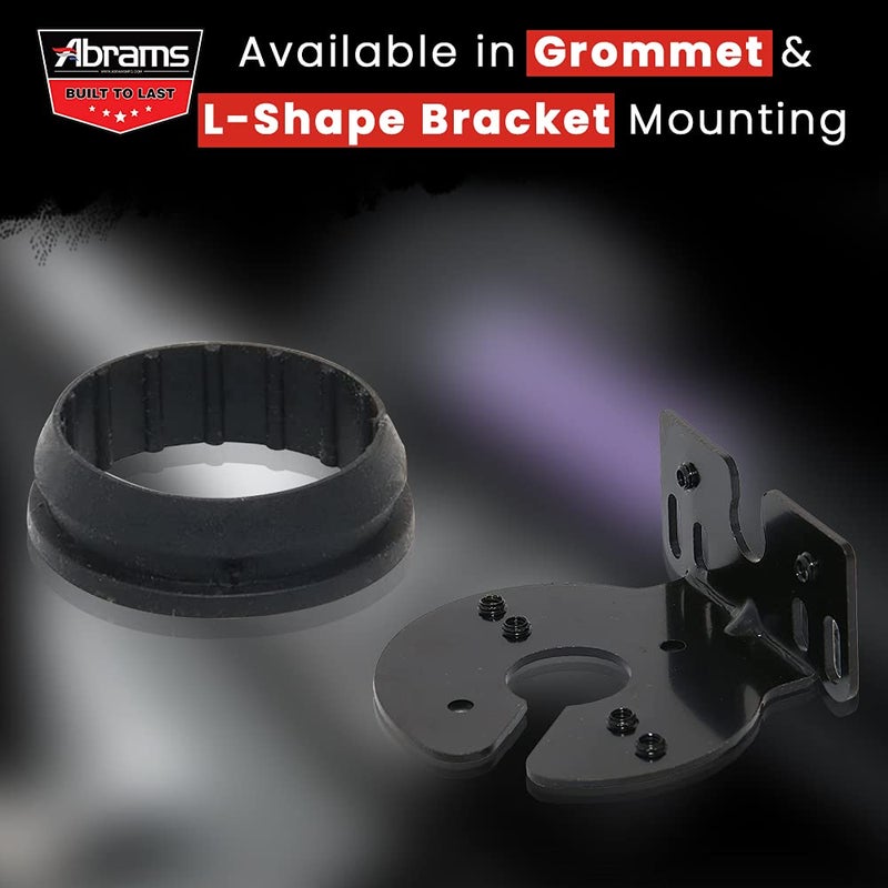 Abrams Blaster Emergency Vehicle LED Hideaway/Surface Mount Strobe Warning Light - Amber/Amber - Image 5